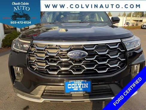 Certified 2025 Ford Explorer Platinum w/ LUX Leather Package image 12