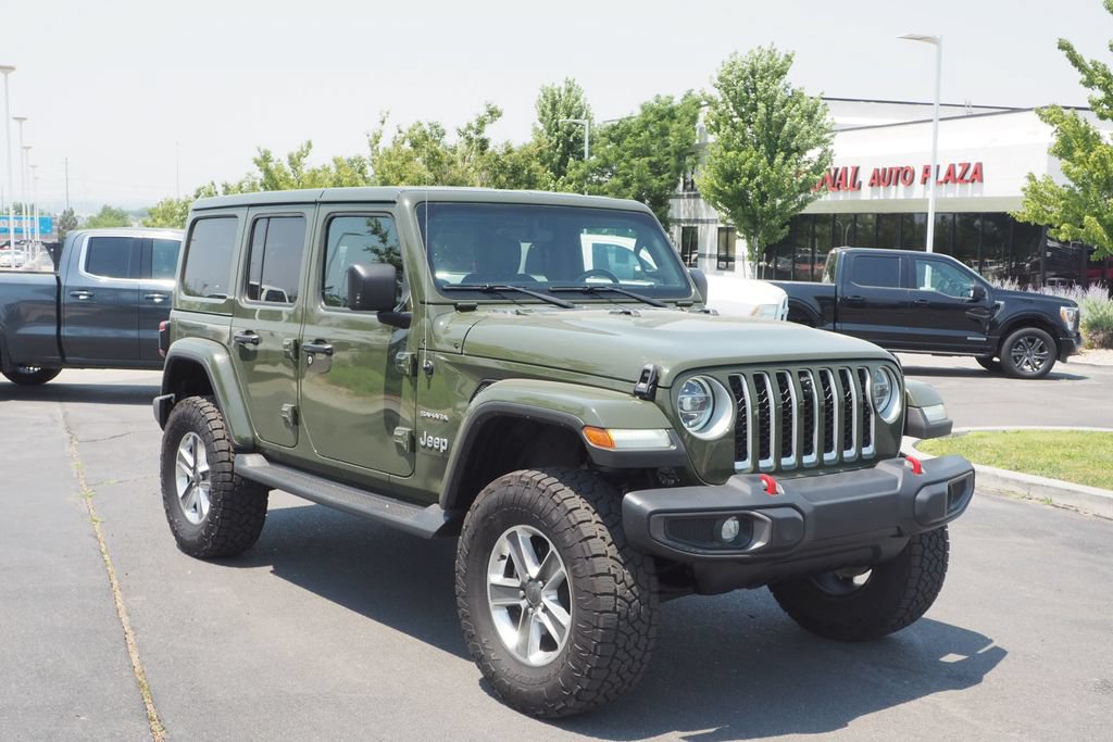 Used 2022 Jeep Wrangler Unlimited Sahara w/ LED Lighting Group AWD/4WD image 9