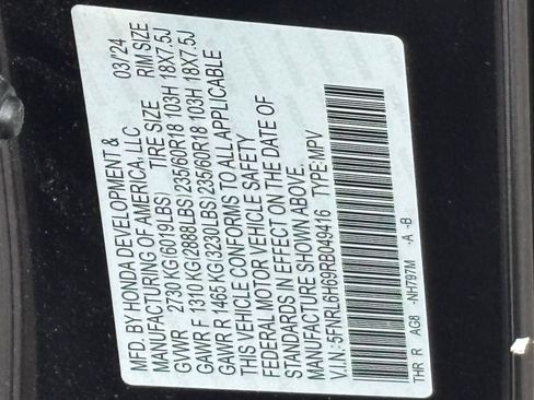 Used 2024 Honda Odyssey EX-L image 20
