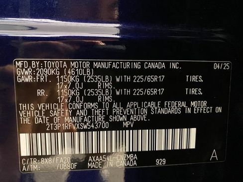 Certified 2025 Toyota RAV4 XLE AWD/4WD image 24