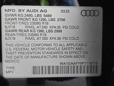Used 2023 Audi Q5 2.0T Premium w/ Convenience Package AWD/4WD image 14