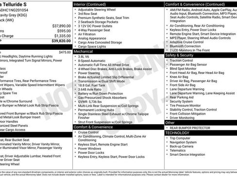 Used 2022 Kia Telluride S image 13