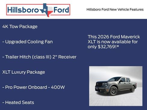 New 2026 Ford Maverick XLT w/ XLT Luxury Package AWD/4WD image 10