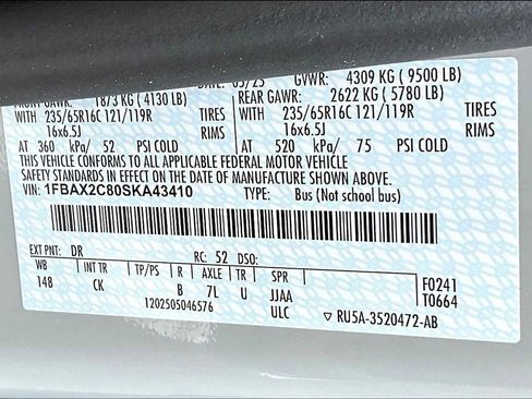 New 2025 Ford Transit 350 XLT image 19