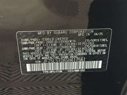 New 2025 Subaru Forester Touring w/ Touring Package image 26