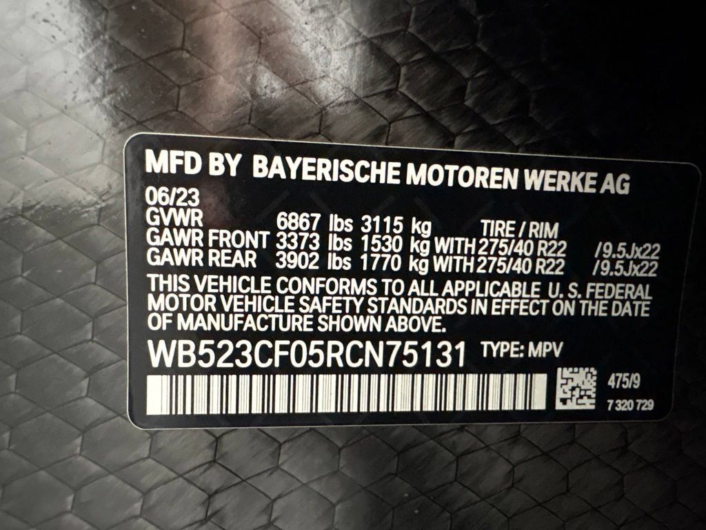 Certified 2024 BMW iX xDrive50 w/ Sport Package AWD/4WD image 34