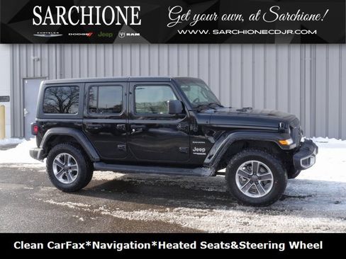 Used 2020 Jeep Wrangler Unlimited Sahara image 1