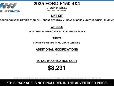 Used 2025 Ford F150 XLT w/ Equipment Group 302A MID image 2