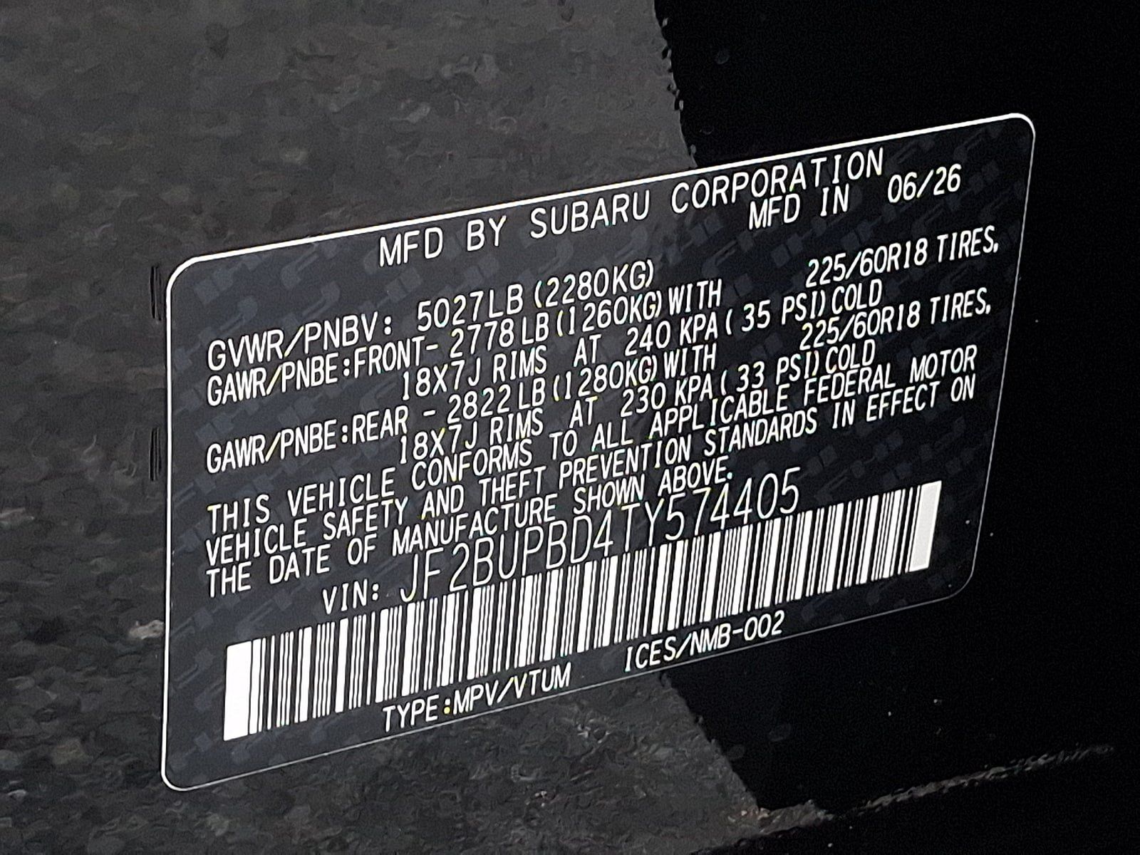 New 2026 Subaru Outback Premium AWD/4WD image 18