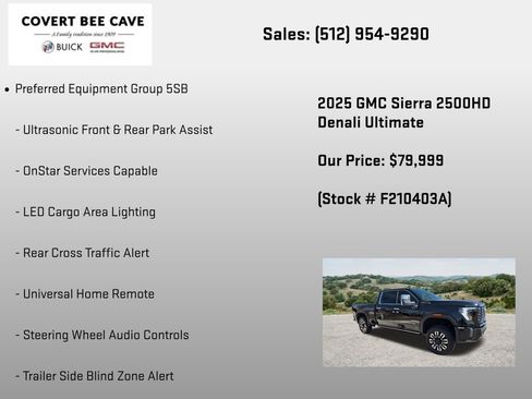 Certified 2025 GMC Sierra 2500 Denali Ultimate AWD/4WD image 30