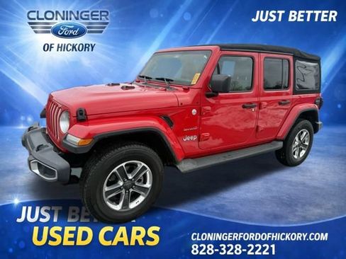 Used 2018 Jeep Wrangler Unlimited Sahara image 1