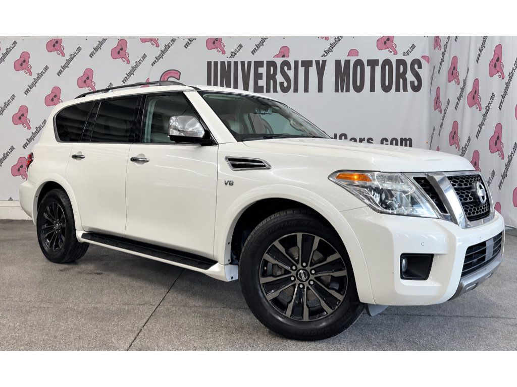 Used 2019 Nissan Armada Platinum w/ Captain's Chairs Package RWD image 2