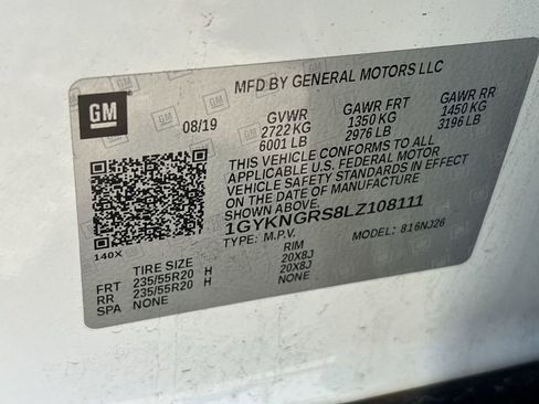 Used 2020 Cadillac XT5 Sportv w/ LPO, Floor Liner Package image 36