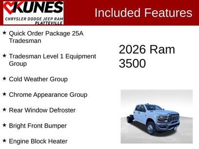 New 2026 RAM 3500 Tradesman w/ Chrome Appearance Group