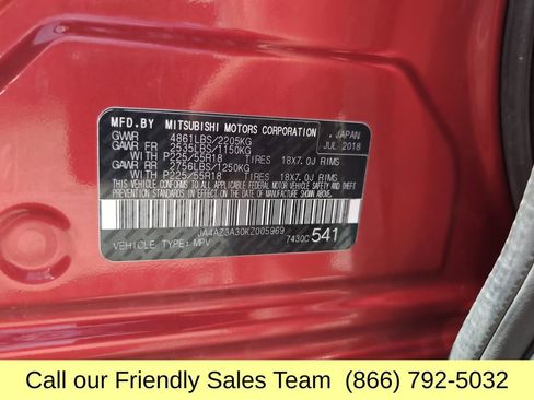 Used 2019 Mitsubishi Outlander SE AWD/4WD image 30