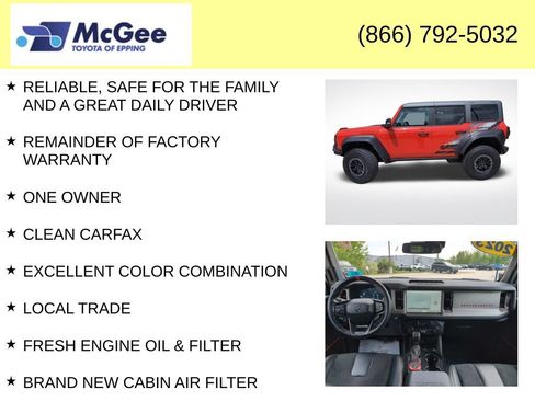 Used 2023 Ford Bronco Raptor AWD/4WD image 4