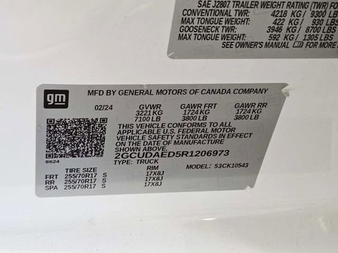 Used 2024 Chevrolet Silverado 1500 W/T w/ WT Value Package image 30