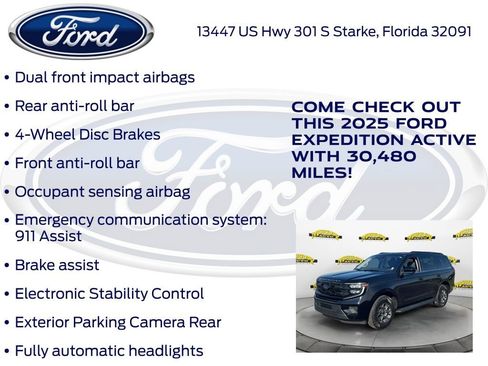 Certified 2025 Ford Expedition Active RWD image 32