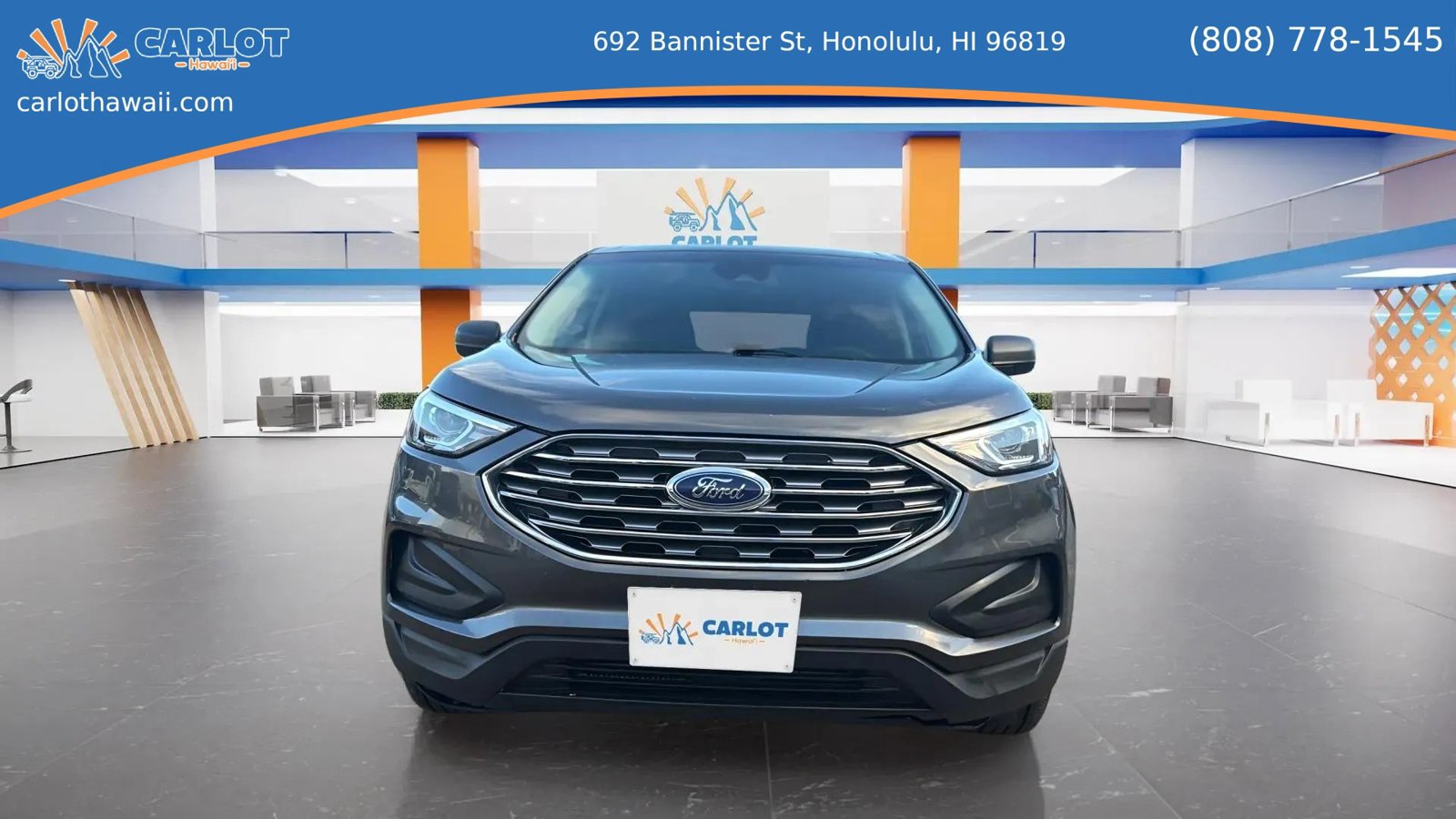 Used 2021 Ford Edge Titanium w/ Cargo Accessory Package FWD image 16