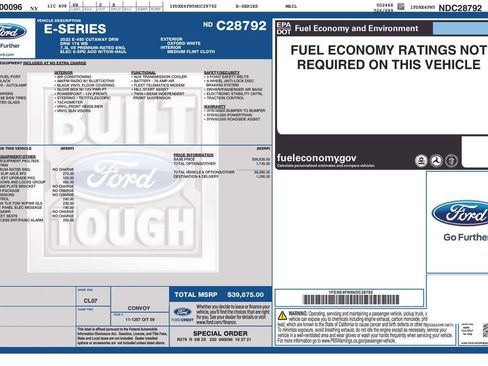 Used 2022 Ford E-450 and Econoline 450 Super Duty w/ Power Windows & Locks Group RWD image 27