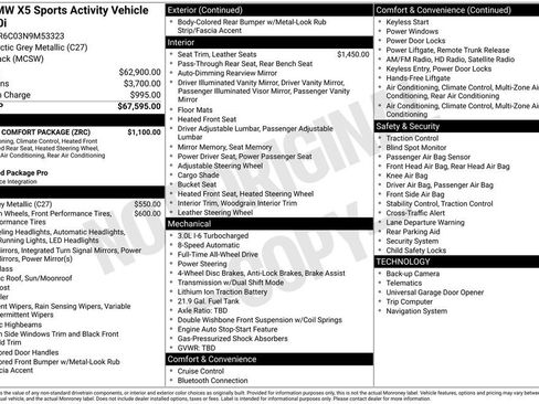 Used 2022 BMW X5 xDrive40i w/ Climate Comfort Package image 45