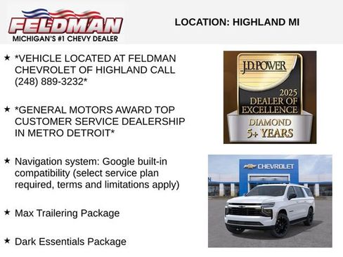New 2026 Chevrolet Suburban LS w/ LPO, Dark Essentials Package AWD/4WD image 3