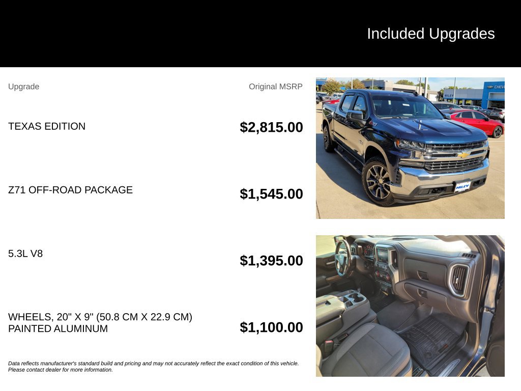 Used 2020 Chevrolet Silverado 1500 LT w/ Texas Edition AWD/4WD image 5