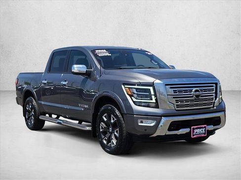 Used 2021 Nissan Titan Platinum Reserve w/ Moonroof Package AWD/4WD image 3