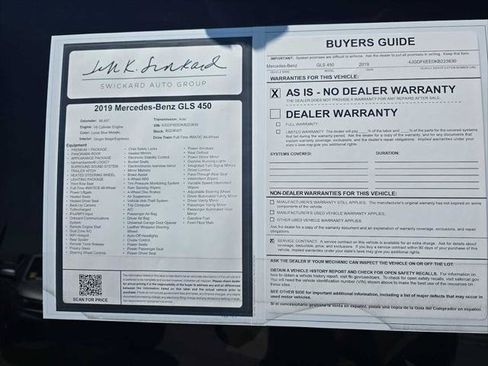 Used 2019 Mercedes-Benz GLS 450 4MATIC image 17