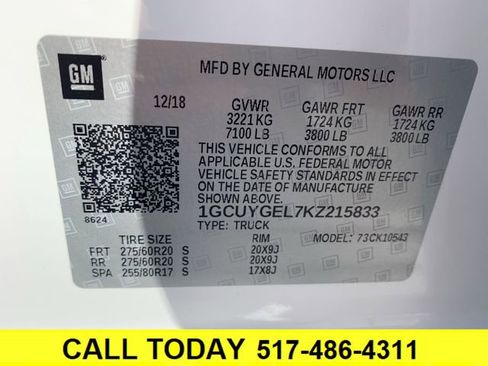 Certified 2019 Chevrolet Silverado 1500 LTZ w/ LTZ Premium Package image 36