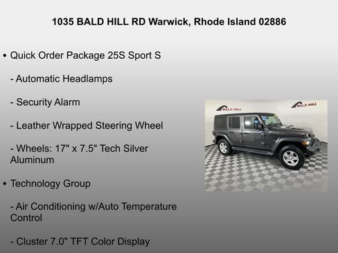 Certified 2021 Jeep Wrangler Unlimited Sport image 12