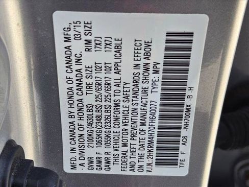 Used 2015 Honda CR-V EX-L image 23
