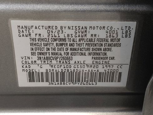 Used 2023 Nissan Sentra SV FWD image 33
