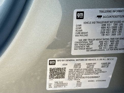 New 2026 Chevrolet Silverado 1500 LT Trail Boss image 37