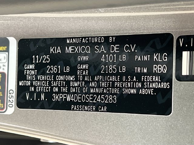 New 2025 Kia K4 EX w/ GT-Line Premium Package FWD image 33