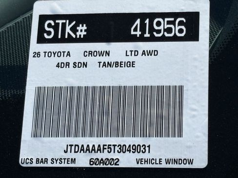 New 2026 Toyota Crown Limited image 28