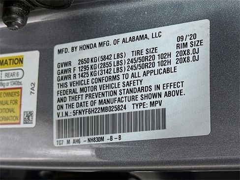 Certified 2021 Honda Pilot Special Edition image 36