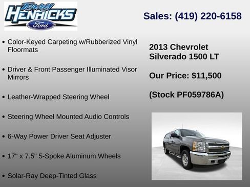 Used 2013 Chevrolet Silverado 1500 LT w/ All-Star Edition AWD/4WD image 35
