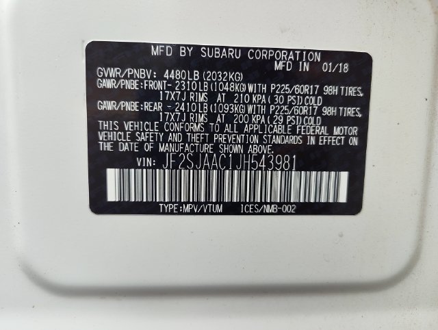 Used 2018 Subaru Forester 2.5i AWD/4WD image 9