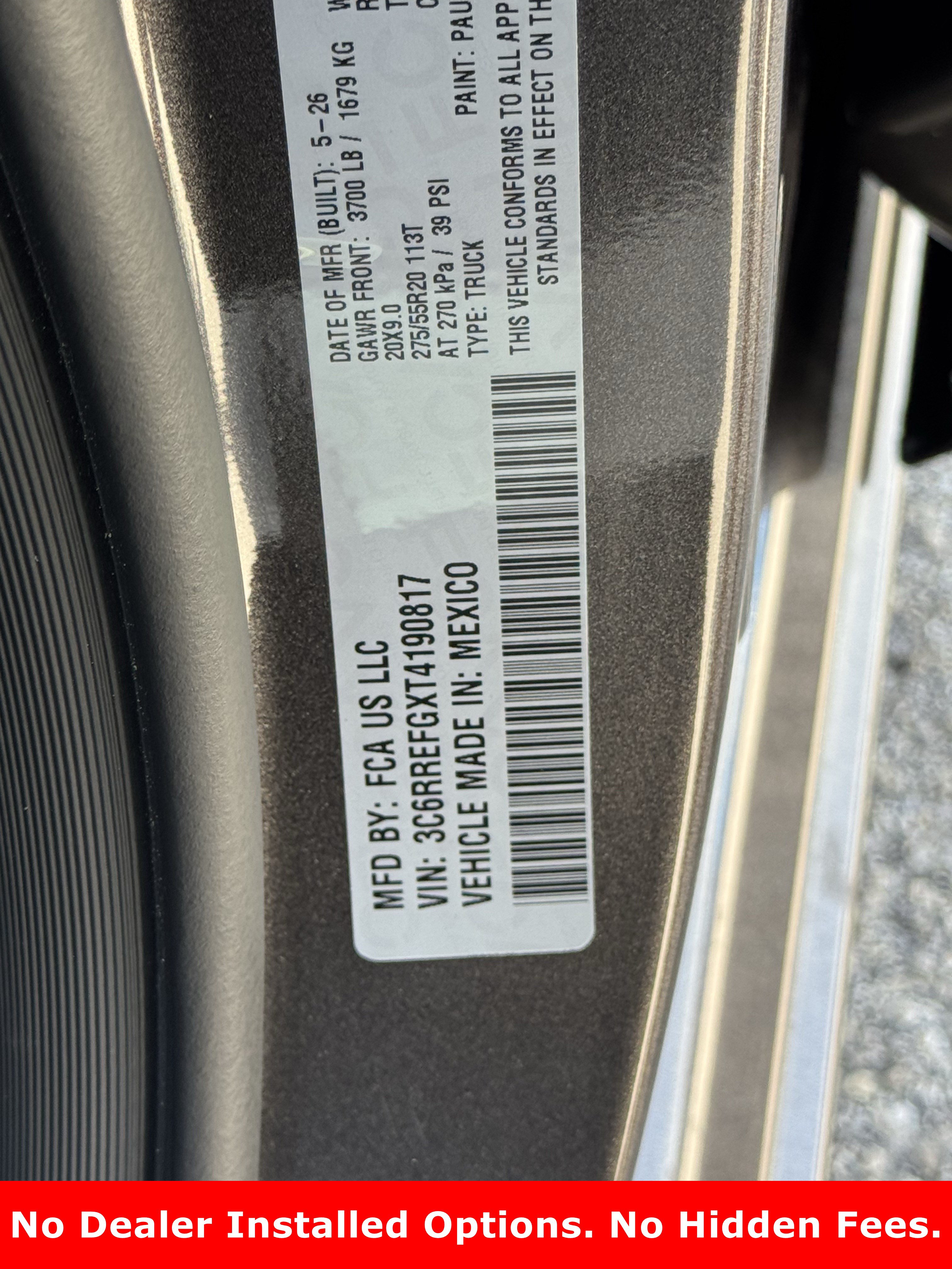 New 2026 RAM 1500 Lone Star RWD image 20
