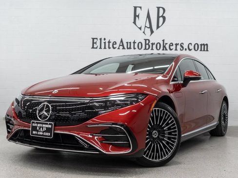 Used 2023 Mercedes-Benz EQS 450+ 4MATIC Sedan w/ AMG Line Exterior Package image 1