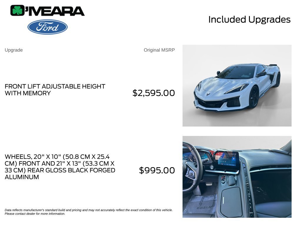 Used 2025 Chevrolet Corvette E-Ray w/ Battery Protection Package AWD/4WD image 4
