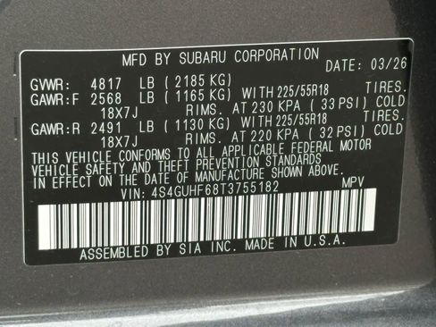New 2026 Subaru Crosstrek 2.5i Sport AWD/4WD image 30