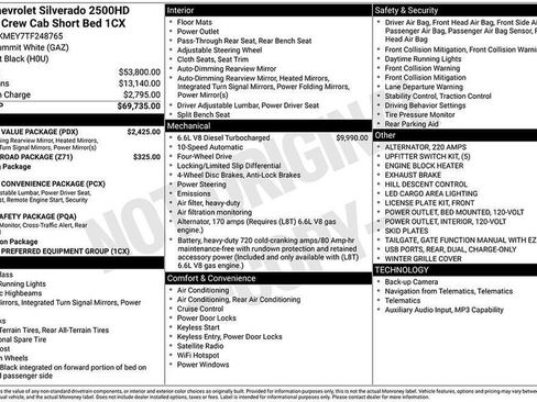 New 2026 Chevrolet Silverado 2500 Custom w/ Custom Value Package AWD/4WD image 6
