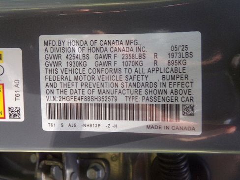 New 2025 Honda Civic Sport Touring image 16