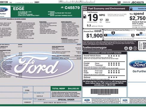 Used 2018 Ford Edge SEL w/ Equipment Group 201A AWD/4WD image 47