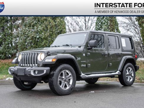 Used 2021 Jeep Wrangler Unlimited Sahara image 1