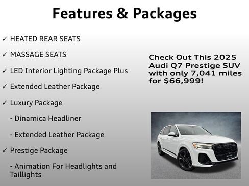 Used 2025 Audi Q7 3.0T Prestige w/ Prestige Package image 20