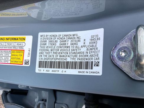 Used 2023 Honda Civic Sport image 34