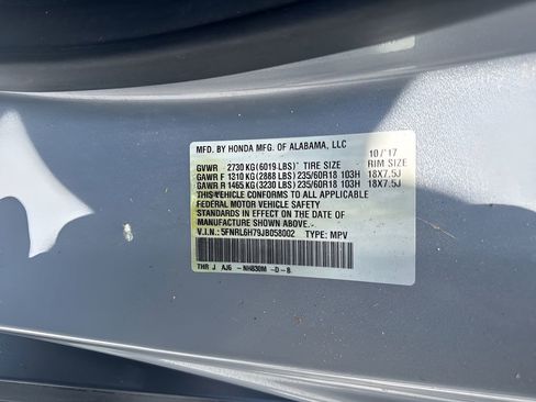 Used 2018 Honda Odyssey EX-L image 36